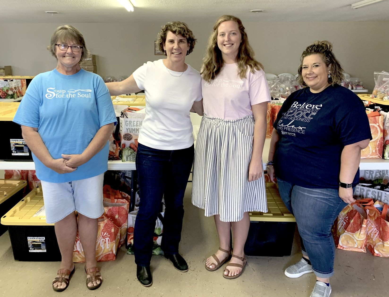 McGrath visits Soup for the Soul in Benton